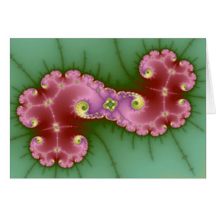 Zwei Schuhe - Fraktal-Karte