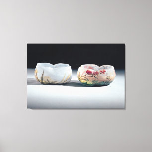 Zwei Schüsseln durch Daum, Nancy, Frankreich Leinwanddruck