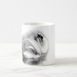 Zwei Schwäne Tasse