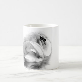 Zwei Schwäne Tasse