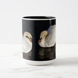 Zwei Schwäne Tasse