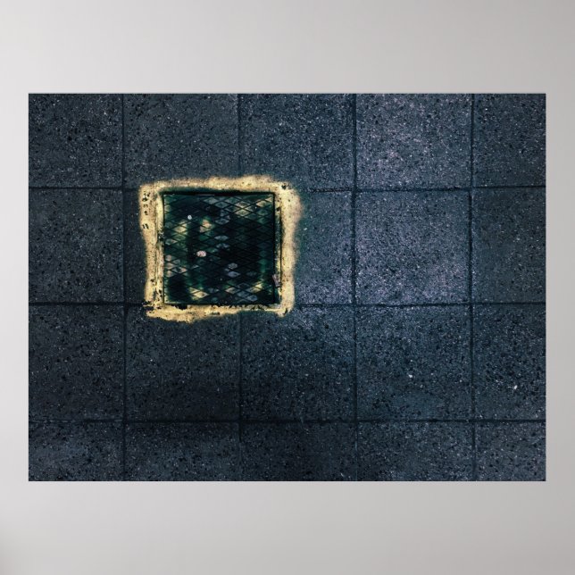 Zwei schwarz-braune Holzplatten Poster (Vorne)