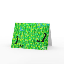 Zwei schwarze Katzen