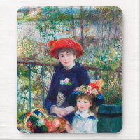 Zwei Schwestern (auf der Terrasse) Pierre Auguste