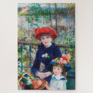 Zwei Schwestern (auf der Terrasse) Pierre Auguste  Puzzle
