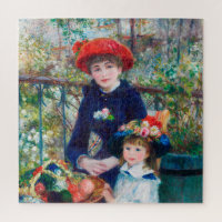 Zwei Schwestern (auf der Terrasse) Pierre Auguste