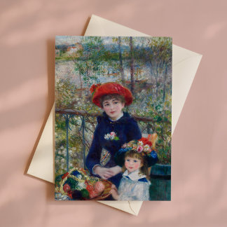 Zwei Schwestern (auf der Terrasse) | Renoir Karte