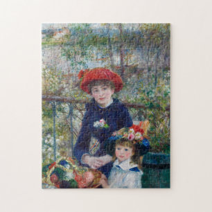 Zwei Schwestern (auf der Terrasse)   Renoir Puzzle