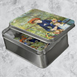 Zwei Schwestern (auf der Terrasse) von Pierre Reno Puzzle<br><div class="desc">Two Sisters (On the Terrace) (1881) von Pierre Renoir ist ein Vintager Impressionismus feine Kunst Familie Portrait Gemälde. Zwei Mädchen sitzen draußen auf einem Balkon mit extravaganten Hüten. Sie haben einen Korb mit frisch gepflückten Blume aus dem Garten. Über den Künstler: Pierre-Auguste Renoir (1841-1919) war ein führender Maler in der...</div>