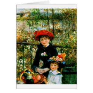 Zwei Schwestern Auf der Terrasse von Renoir