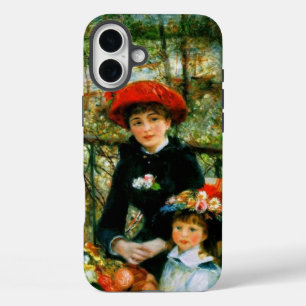 Zwei Schwestern auf der Terrasse von Renoir iPhone 16 Plus Hülle
