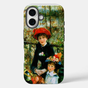 Zwei Schwestern auf der Terrasse von Renoir iPhone 16 Hülle