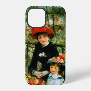 Zwei Schwestern auf der Terrasse von Renoir iPhone 12 Pro Hülle