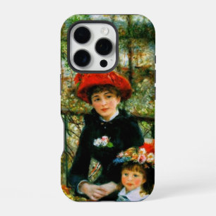 Zwei Schwestern auf der Terrasse von Renoir iPhone 16 Pro Hülle