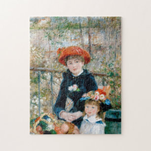 Zwei Schwestern auf der Terrasse von Renoir Puzzle