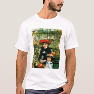 Zwei Schwestern Auf der Terrasse von Renoir T-Shirt