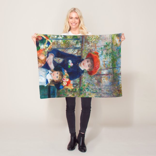 Zwei Schwestern, Renoir Fleecedecke (Beispiel)