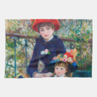 Zwei Schwestern - Renoir Impressionist Malerei 188