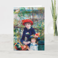 Zwei Schwestern - Renoir Impressionist Malerei 188