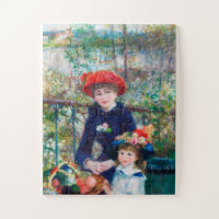 Zwei Schwestern - Renoir Impressionist Malerei 188