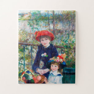 Zwei Schwestern - Renoir Impressionist Malerei 188 Puzzle