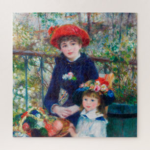 Zwei Schwestern - Renoir Impressionist Malerei 188 Puzzle