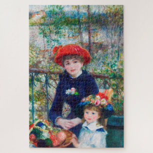 Zwei Schwestern - Renoir Impressionist Malerei 188 Puzzle