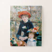 Zwei Schwestern - Renoir-Impressionist Malerei