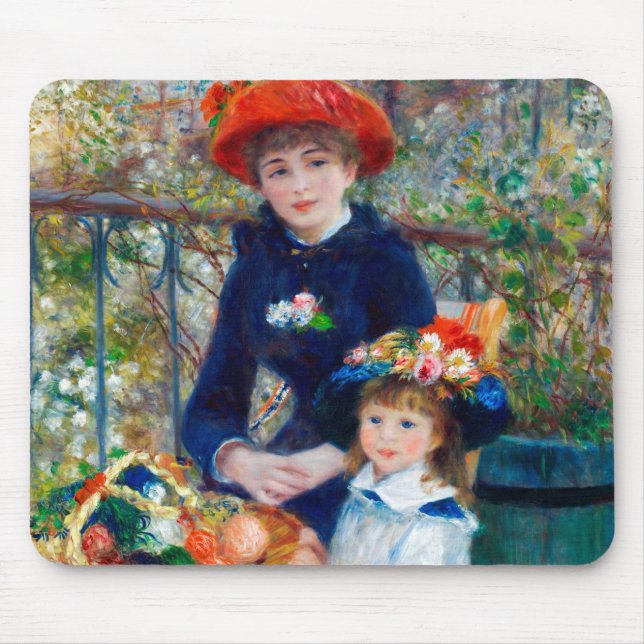 Zwei Schwestern, Renoir Mousepad (Vorne)