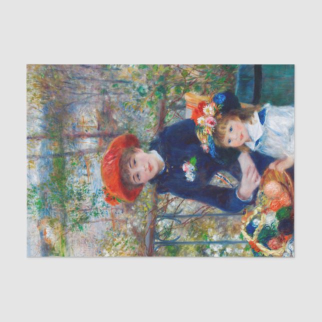 Zwei Schwestern, Renoir Seidenpapier (Vorderseite)