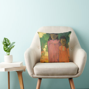 Zwei Schwestern von Paul Gauguin, Vintage Fine Art Kissen