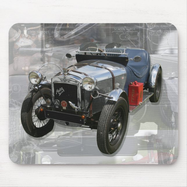 Zwei Seater Sport Mousemat Mousepad (Vorne)