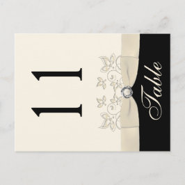 Zwei Seiten Elfenbeinküste und Schwarze Tischnumme Postkarte