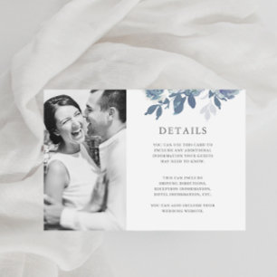 Zwei-Seiten-Foto für die Details Begleitkarte