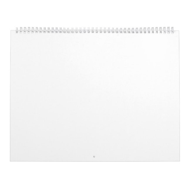 Zwei Seiten großer Kalender, weiß Kalender (Titelbild)