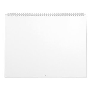 Zwei Seiten großer Kalender, weiß Kalender