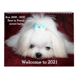 Zwei Seiten großer Kalender, weißer Kalender