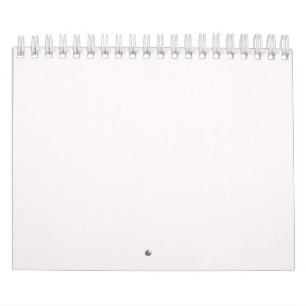 Zwei-Seiten-KleinKalender, Weiß Kalender