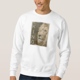 Zwei Seiten Männer Kleidung Mode Löwe Sweatshirt