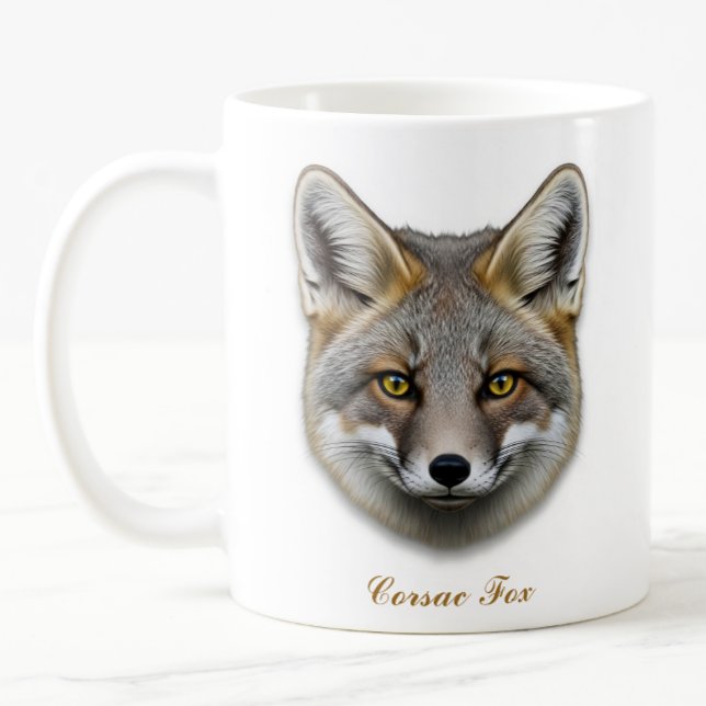 Zwei-seitige Corsac Fox Coffee Tasse Design (Von Creator hochgeladen)