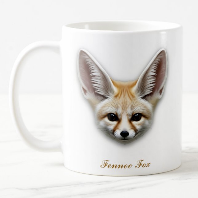 Zwei-seitige Fennec Fox Coffee Tasse Design (Von Creator hochgeladen)