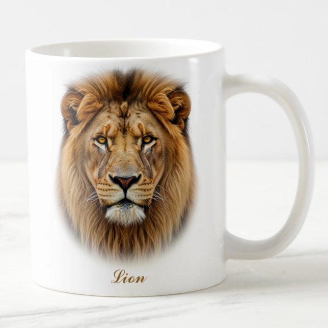 Zwei-seitige Lion-Kaffee-Tasse Kaffeetasse (Von Creator hochgeladen)
