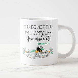 Zwei-seitige - Tasse-Riesenkaffee-Tasse Jumbo-Tasse