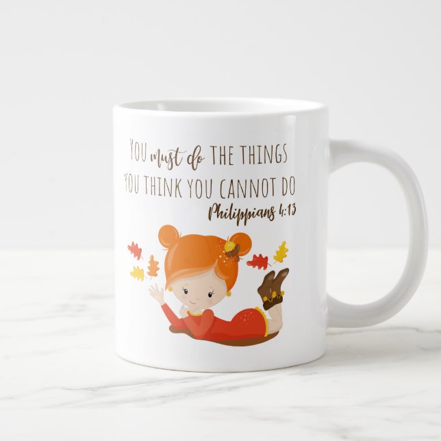 Zwei-seitige - Tasse-Riesenkaffee-Tasse Jumbo-Tasse (Rechts)