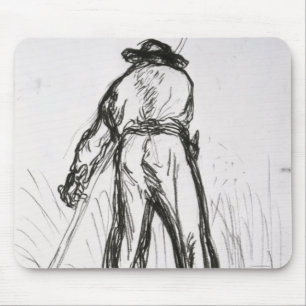 Zwei Sensenmänner gesehen von der Rückseite Mousepad