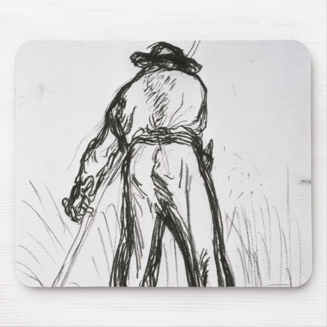 Zwei Sensenmänner gesehen von der Rückseite Mousepad (Vorne)