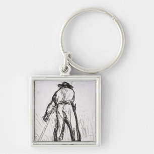 Zwei Sensenmänner gesehen von der Rückseite Schlüsselanhänger