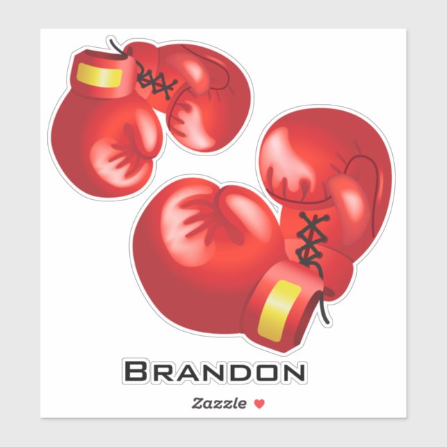 Zwei Sets Boxing-Design-Sticker Aufkleber (Blatt)