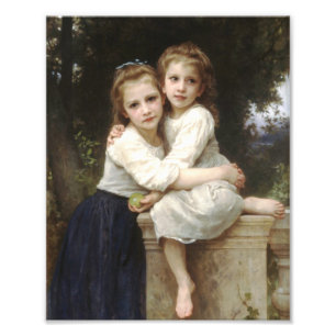 Zwei Sisters, 1901, William Adolphe Bouguereau Fotodruck