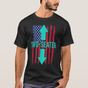 Zwei Sitze mit zwei Sitzen, zwei Sitze T-Shirt